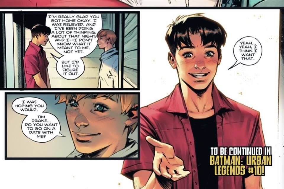 El personaje de Tim Drake, el actual Robin de los cómics de Batman, reveló ser bisexual en una historieta; fans celebran la noticia.