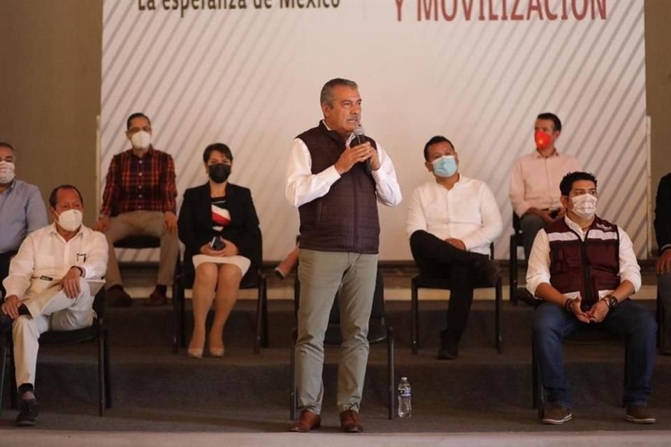 Raúl Morón, aspirante a la Gubernatura de Michoacán.