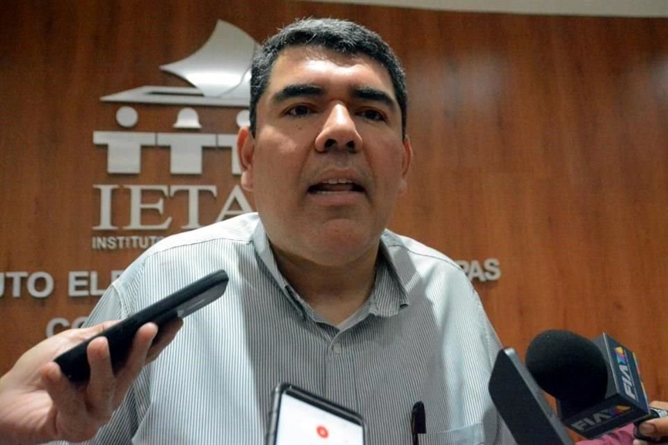 Juan José Ramos Charre, presidente del Instituto Electoral de Tamaulipas.