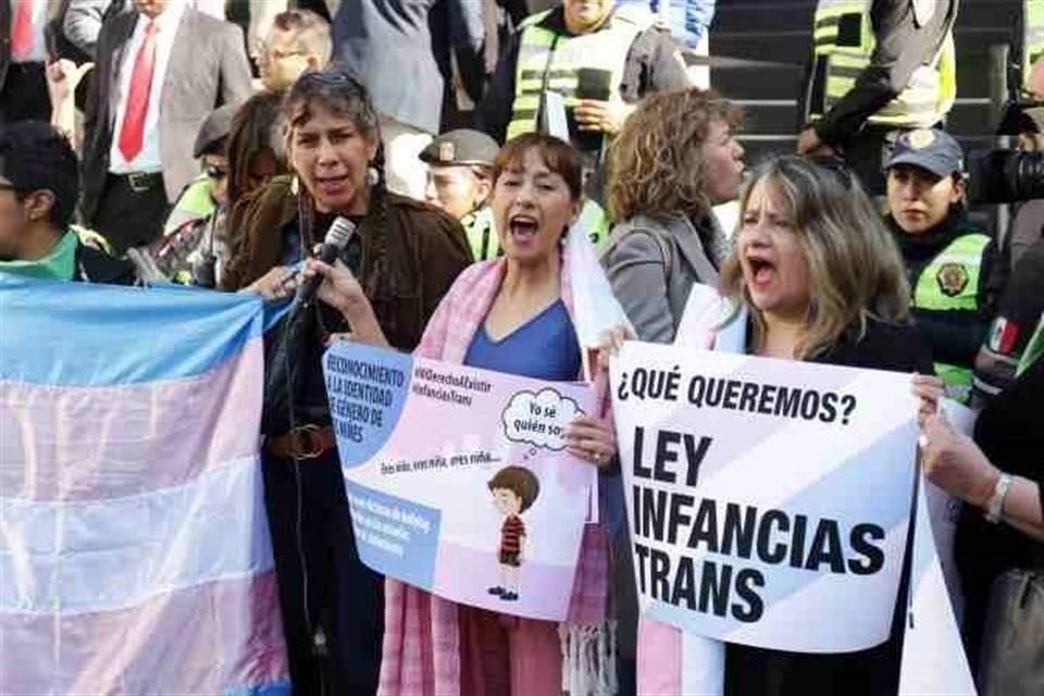 La negativa de la Jucopo fue criticada por Alessandra Rojo de la Vega, diputada del PVEM, quien cuestion el porqu no se incluy el dictamen de Infancias Trans.