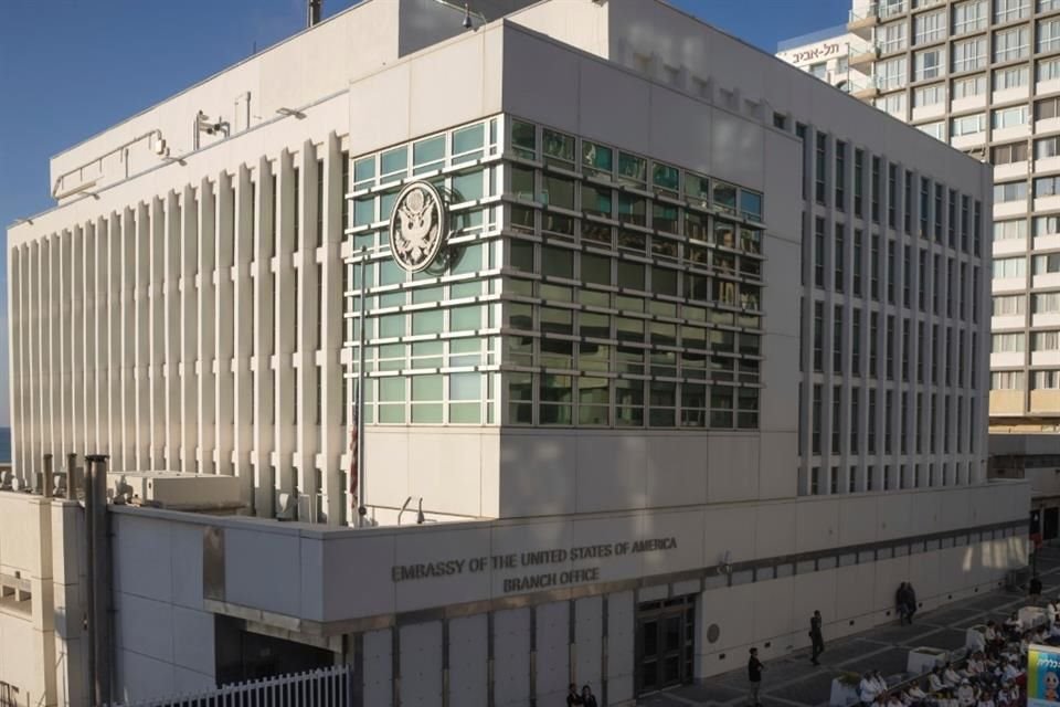 La Embajada de Estados Unidos en Tel Aviv, el 8 de enero del 2025.