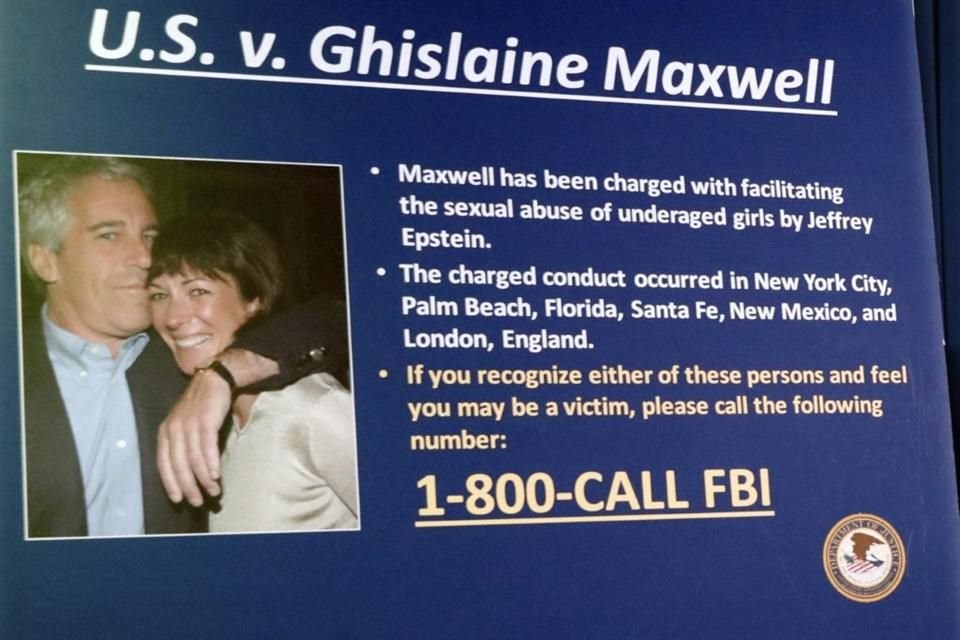 La ex novia de Jeffrey Epstein pidió a un juez que no difundan transcripciones del gran jurado sobre investigación por tráfico sexual.