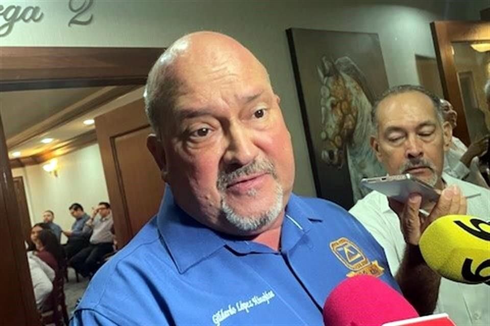 Gildardo López Hinojosa, presidente de la Cámara Nacional de Comercio, Servicios y Turismo (Canaco Servytur) de Reynosa.