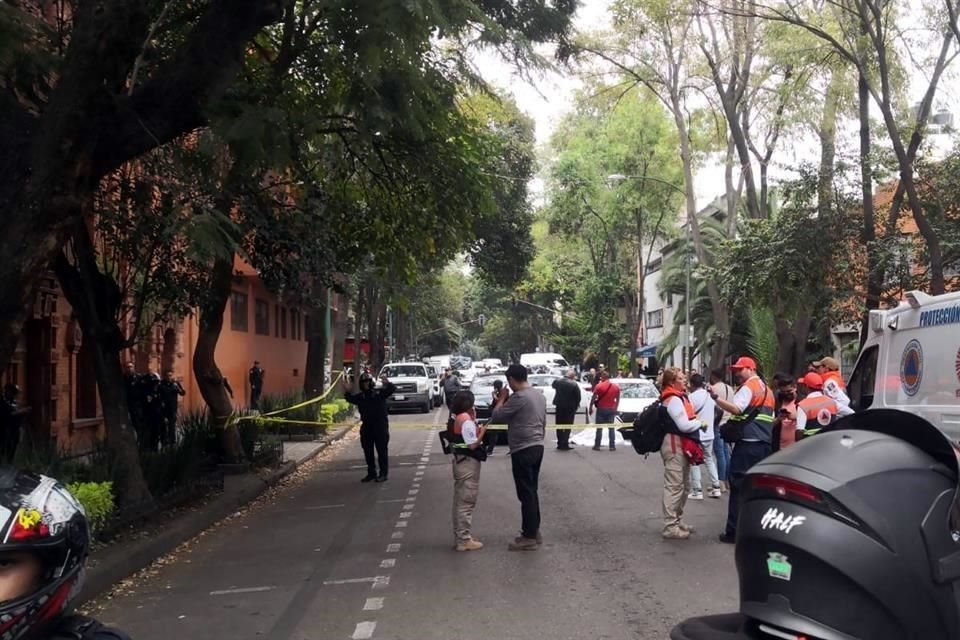 El lugar permanece bajo resguardo.