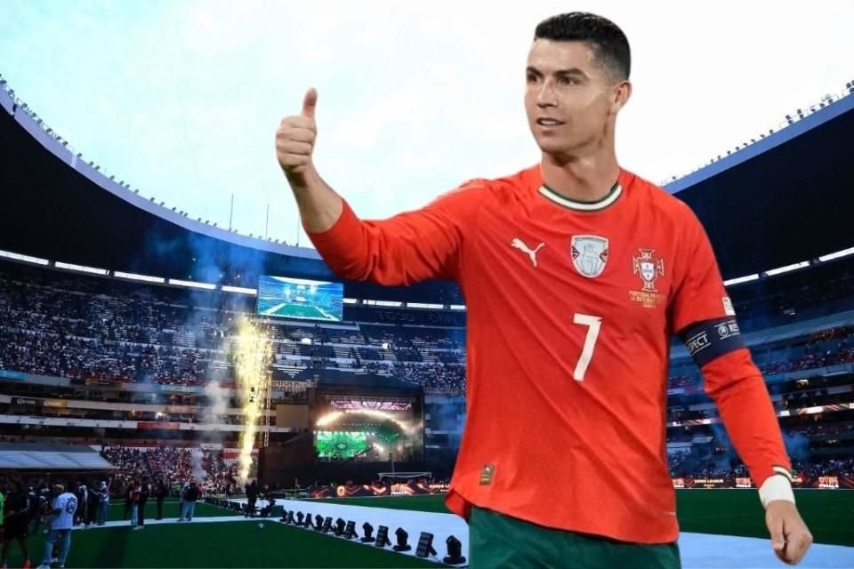 Cristiano Ronaldo podría venir por primera vez a México para la reinauguración del Estadio Azteca.