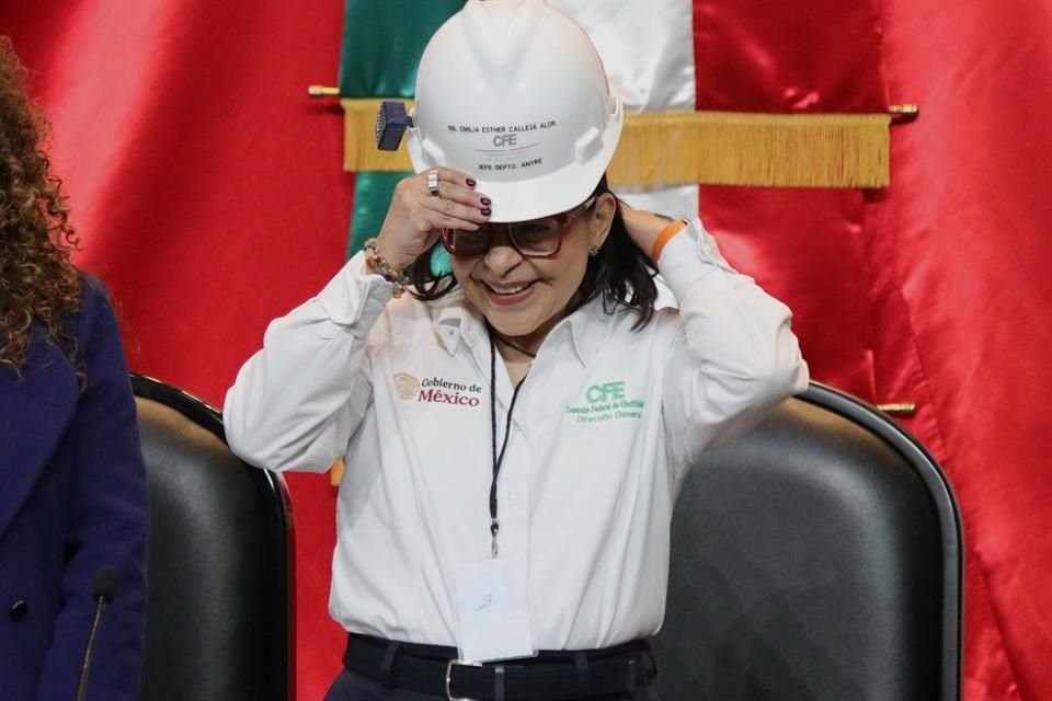 La Directora de CFE, Emilia Esther Calleja, compareció ante diputados de la Comisión de Energía.