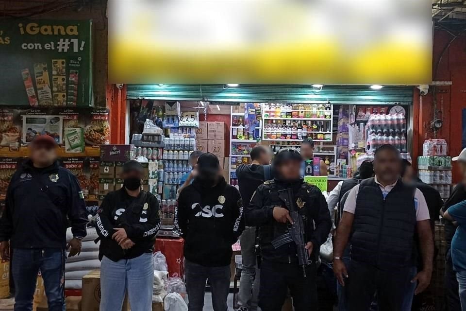 La mercancía fue trasladada a un inmueble en la Colonia Juárez para su resguardo.