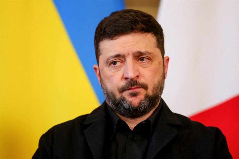 El Presidente ucraniano Volodymyr Zelensky durante una reunión en Londres, el 8 de septiembre.