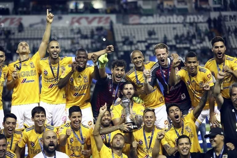 Los Tigres festejaron su séptimo campeonato tras vencer al León.