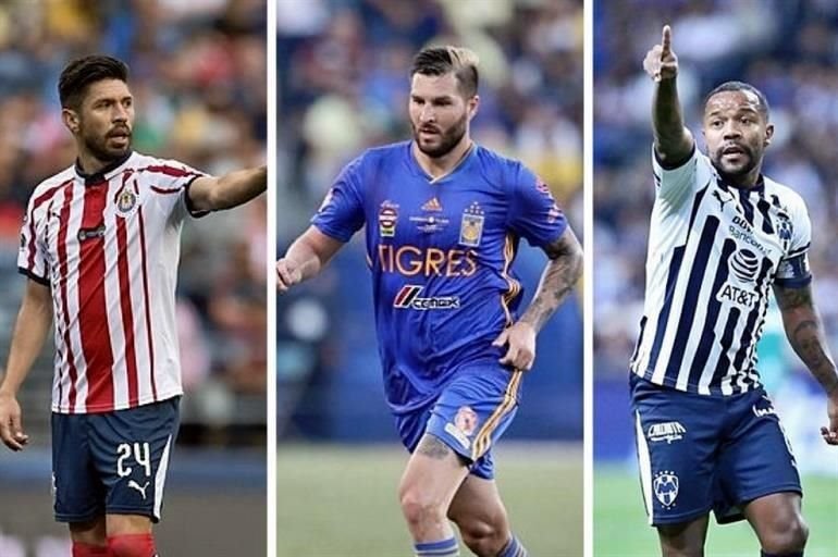 De los goleadores que participan en el Apertura 2019, tres pertenecen a Rayados y uno a Tigres.